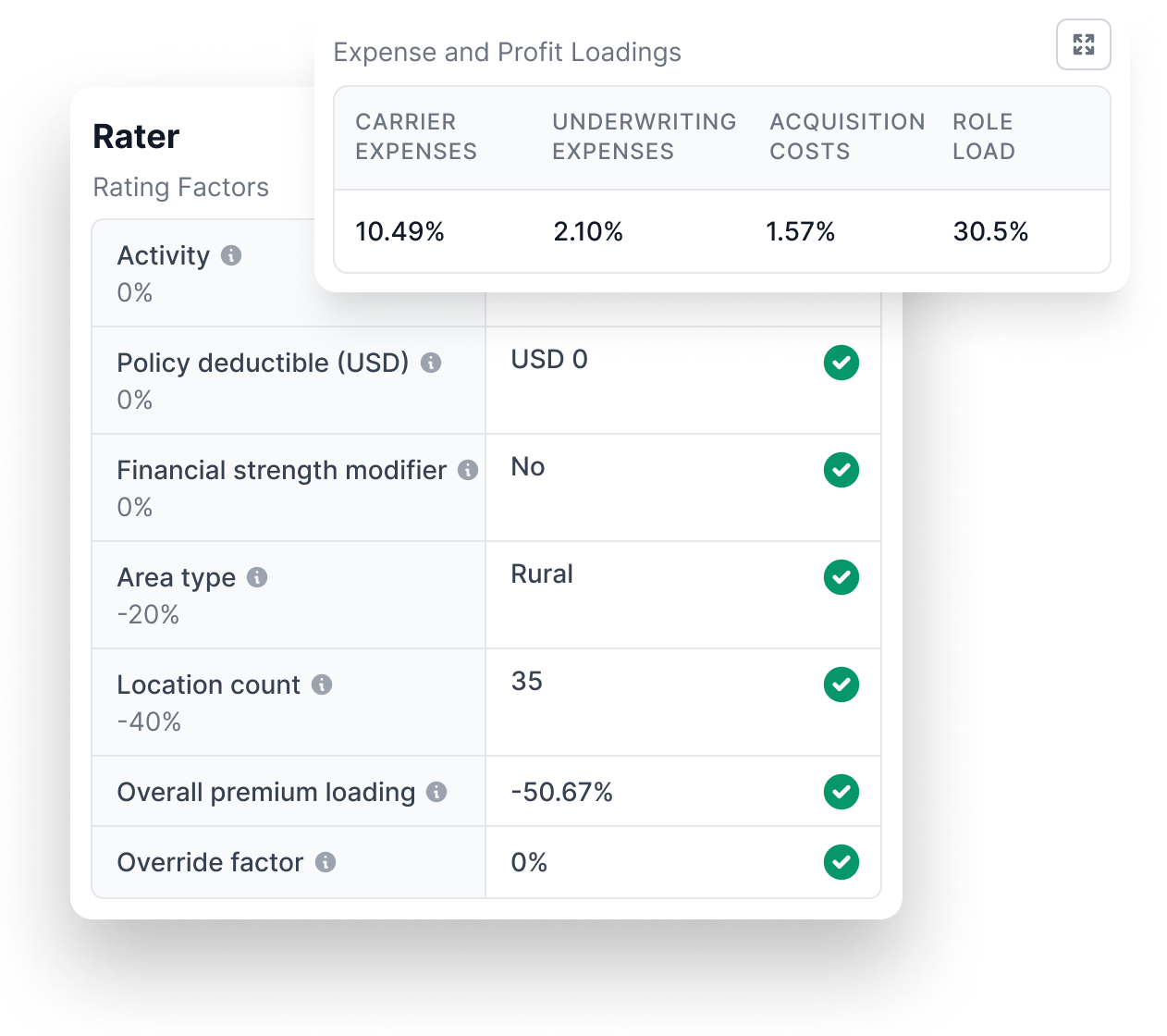 Screenshot of artificial's broker tool user interface